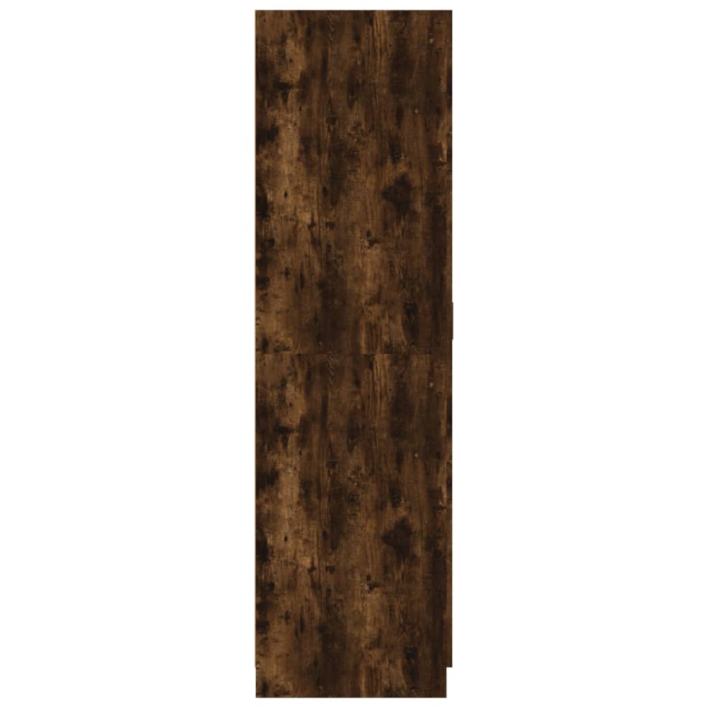 vidaXL Šatník tmavý dub 80x52x180 cm spracované drevo