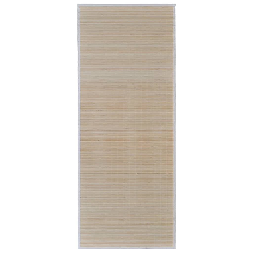 vidaXL Obdĺžnikové prírodné bambusové podložky 2 ks 120x180 cm
