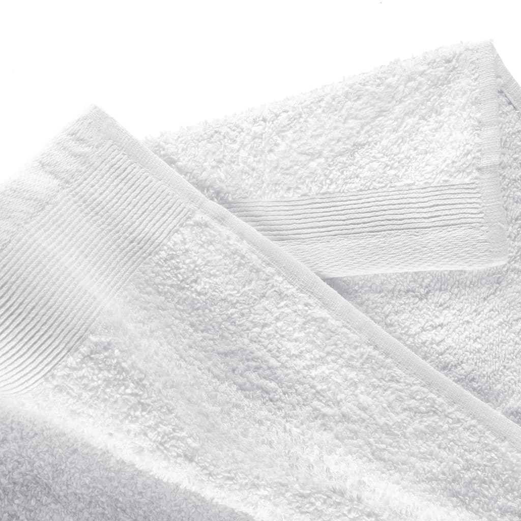 vidaXL 12-dielna sada uterákov, bavlna 450 g/m², biele