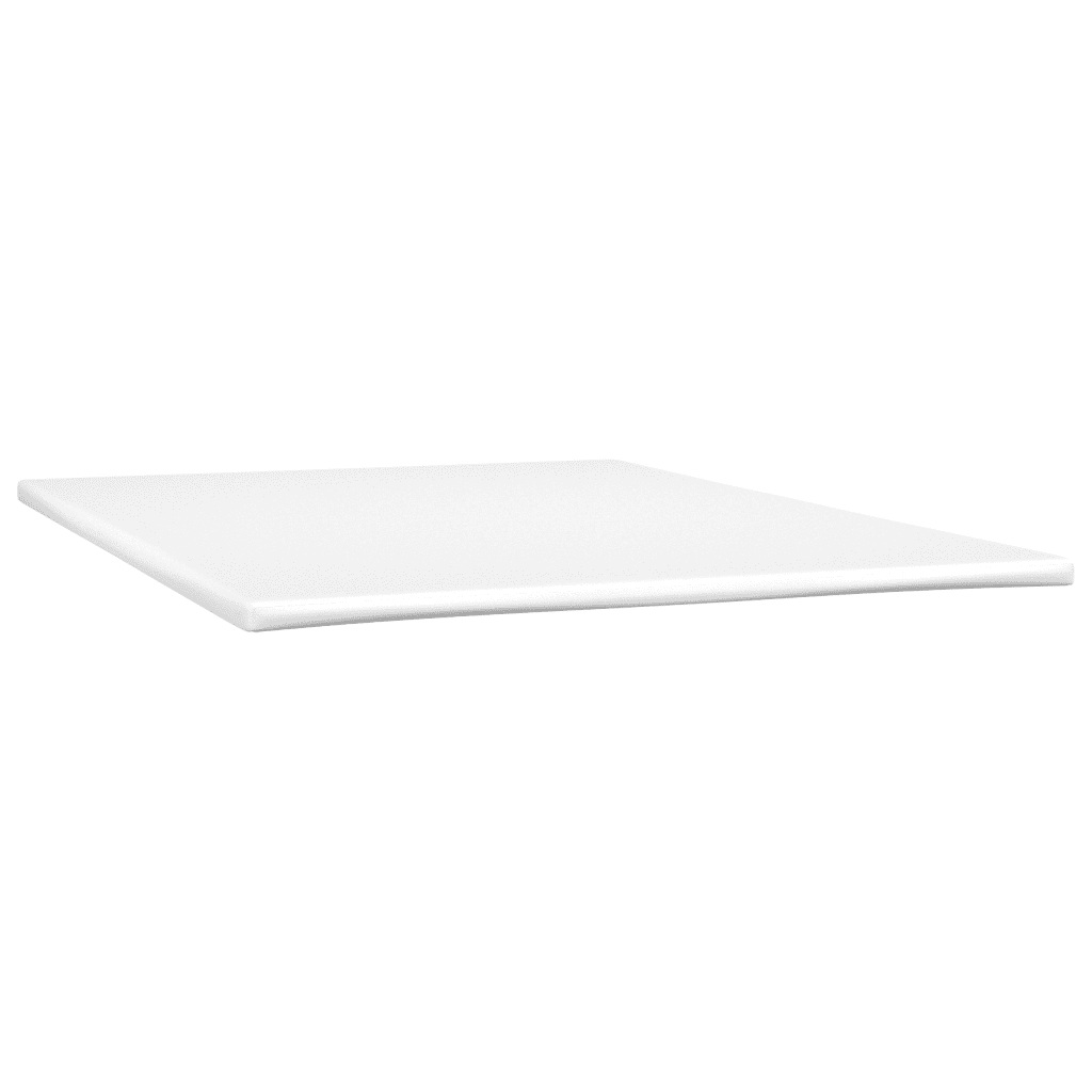 vidaXL Posteľný rám boxspring s matracom krémový 160x200 cm látka