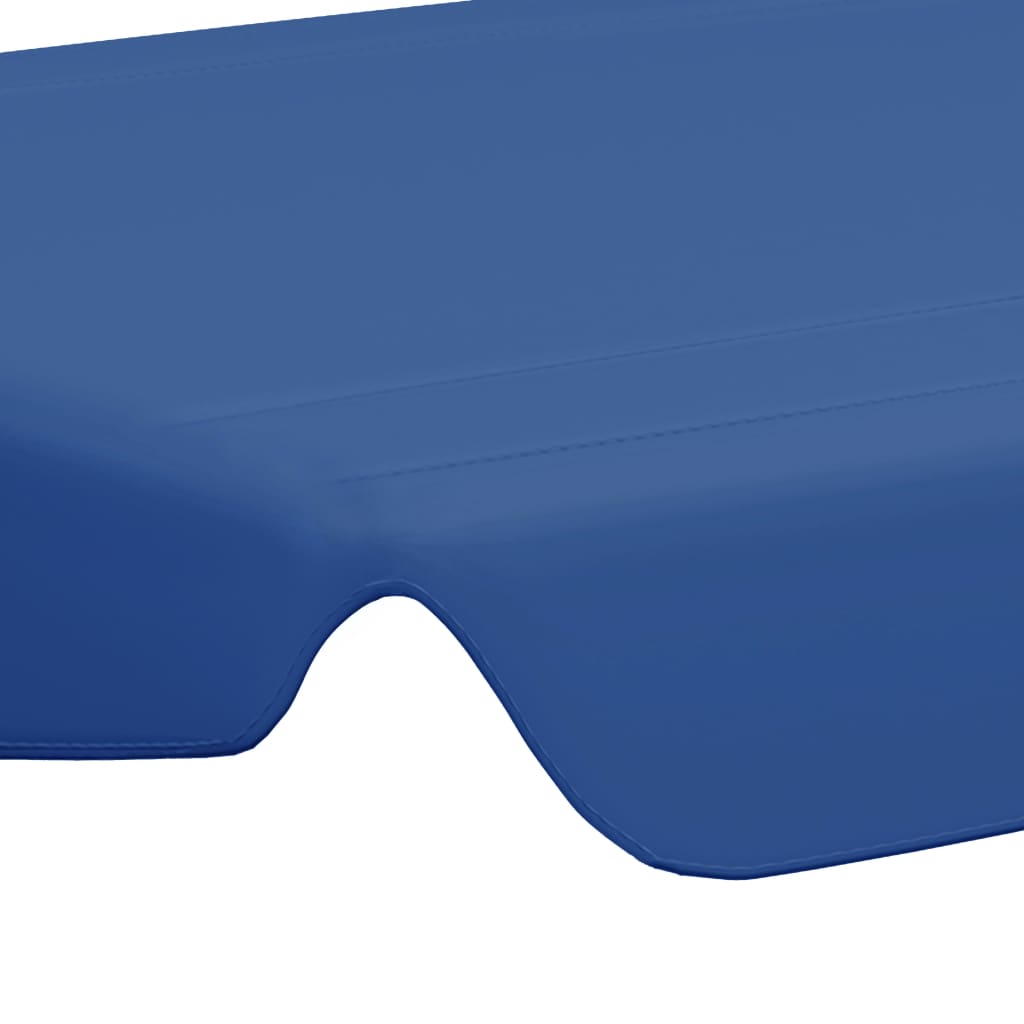 vidaXL Náhradná strieška na hojdačku, modrá 188/168x145/110 cm