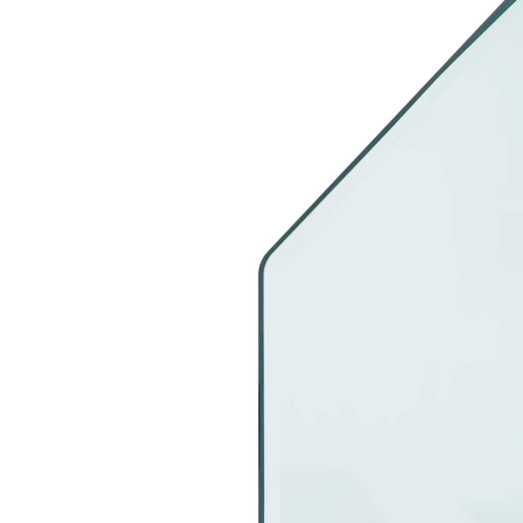 vidaXL Krbová sklenená doska šesťuholník 120x50 cm