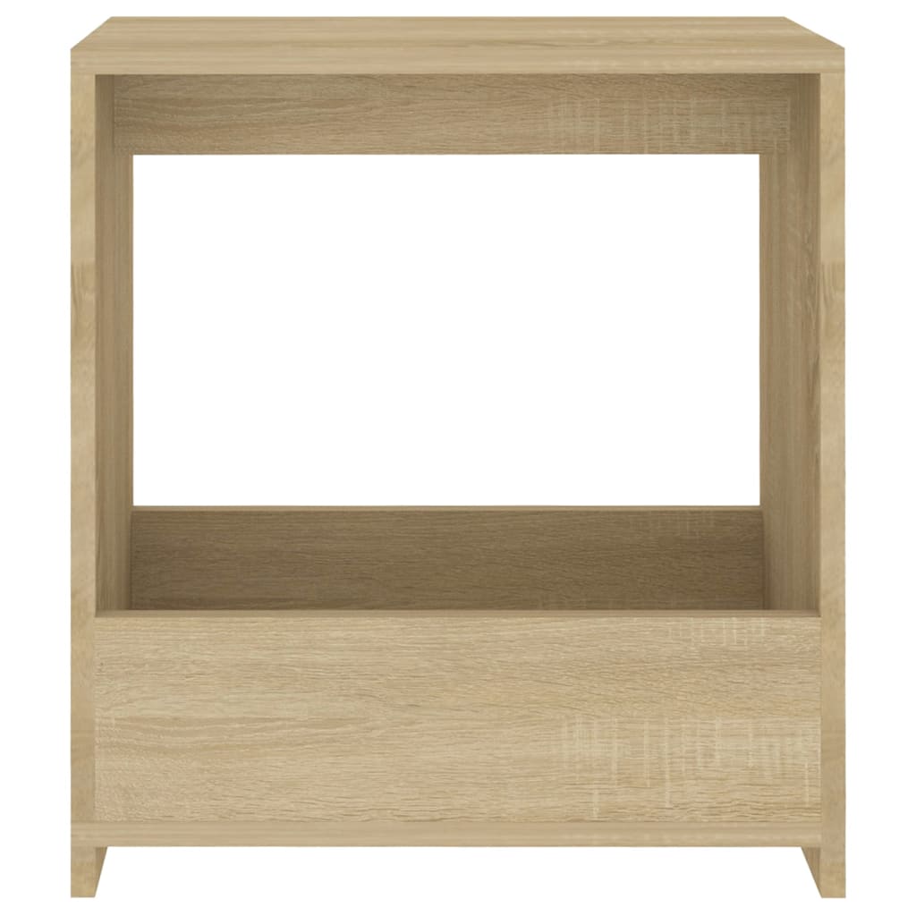 vidaXL Príručný stolík, dub sonoma 50x26x50 cm, kompozitné drevo