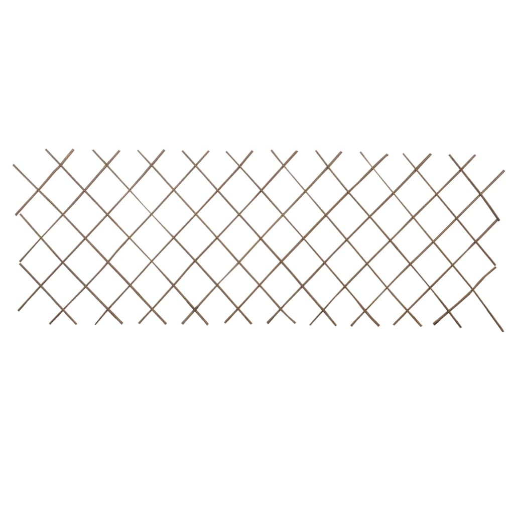 vidaXL Mriežkový plot z vŕbového prútia 5 ks 180x90 cm