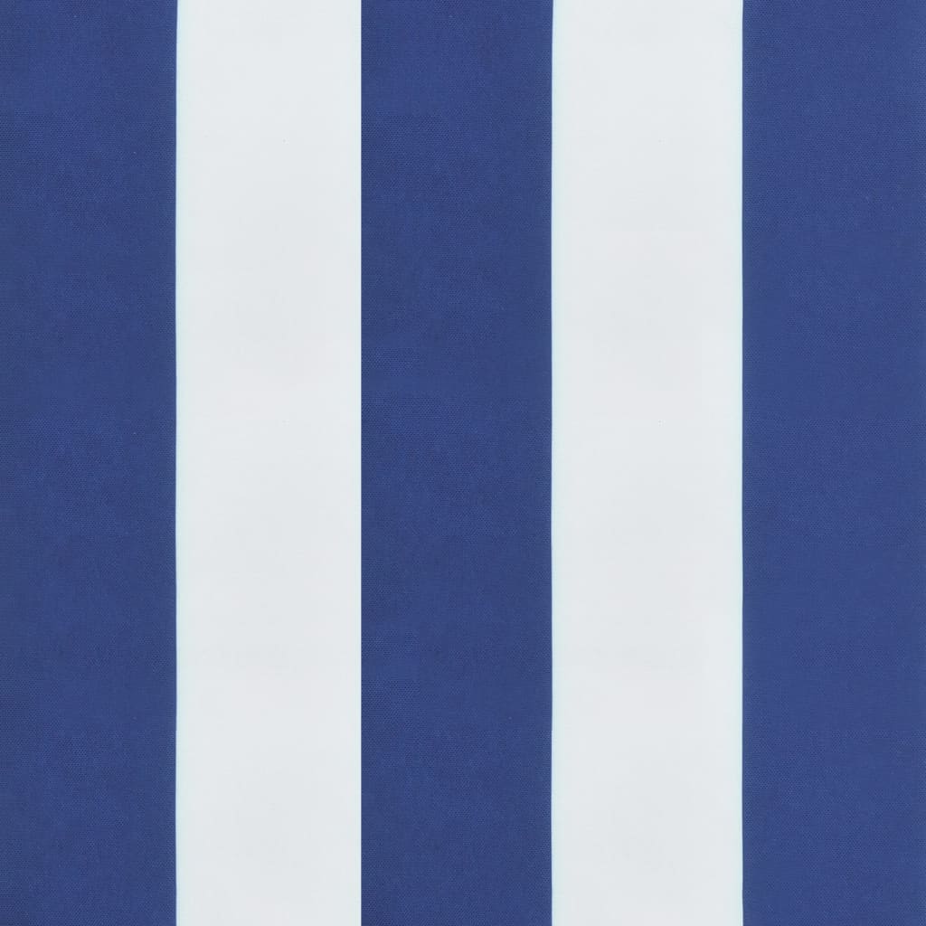 vidaXL Poduška na paletovú pohovku modro-biele pruhy 58x58x10 cm látka