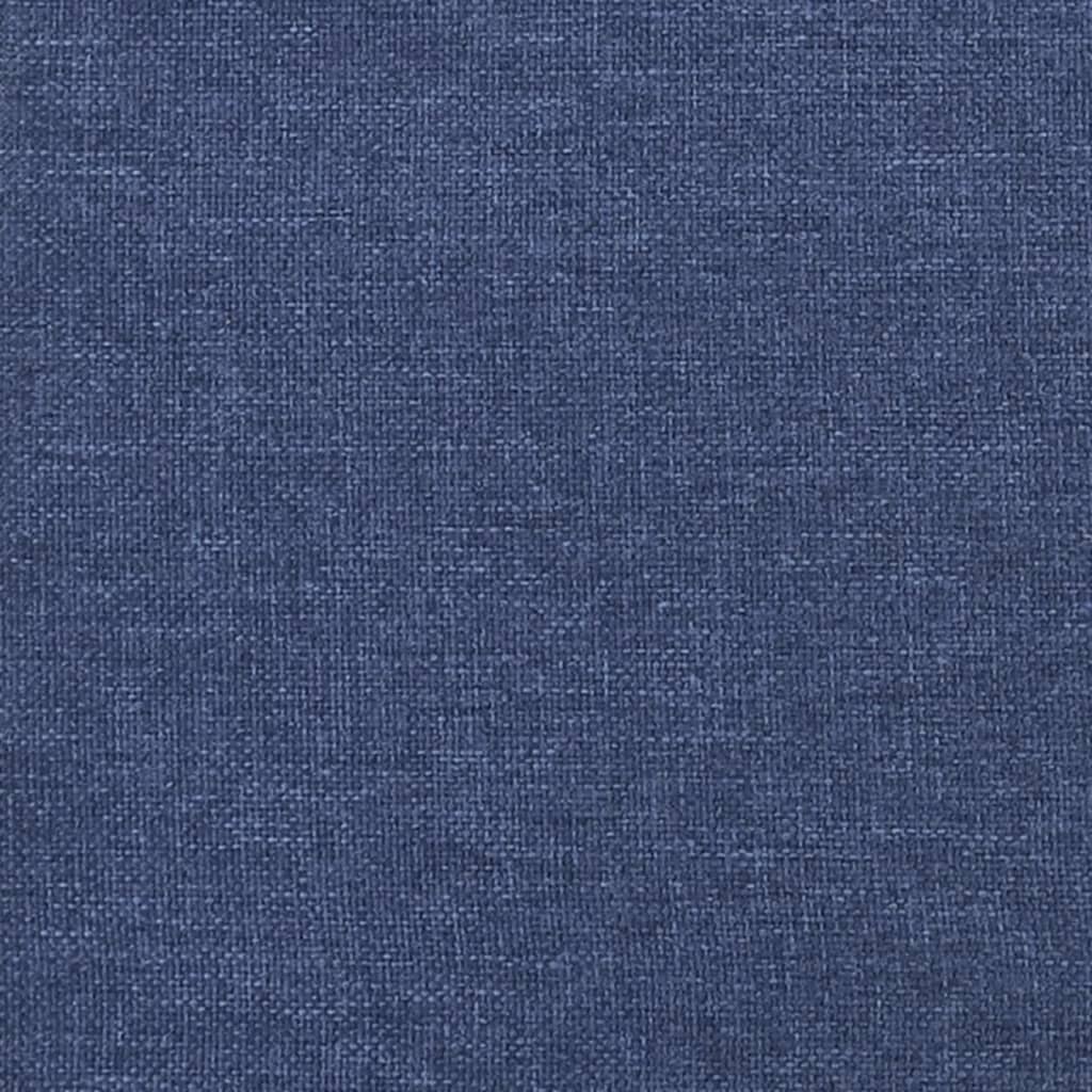 vidaXL Posteľný rám modrý 160x200 cm látka