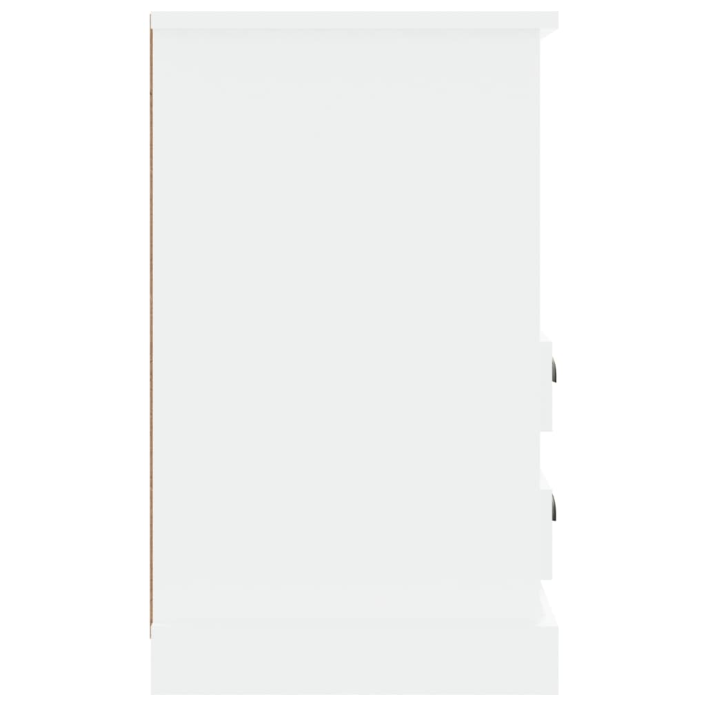 vidaXL Nočný stolík biely 43x36x60 cm