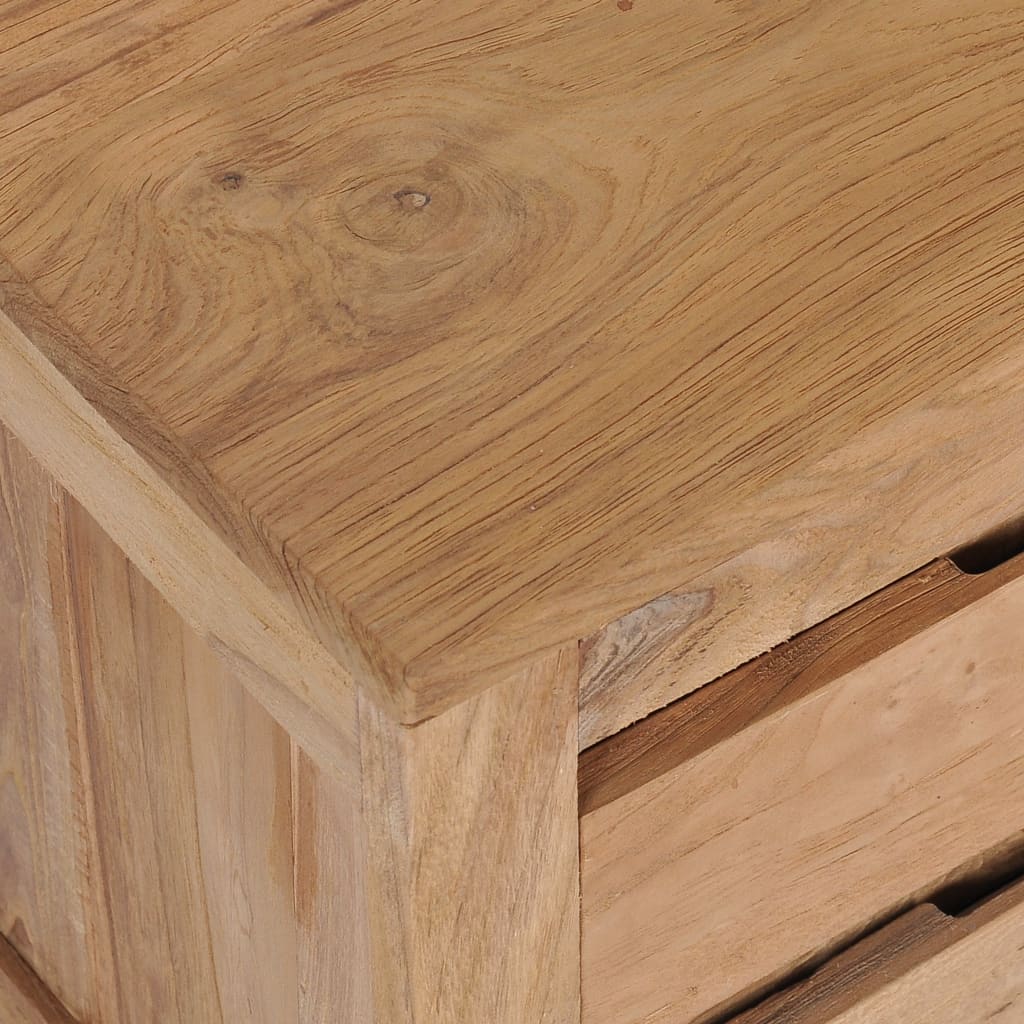 vidaXL TV skrinka 115x30x40 cm masívne teakové drevo