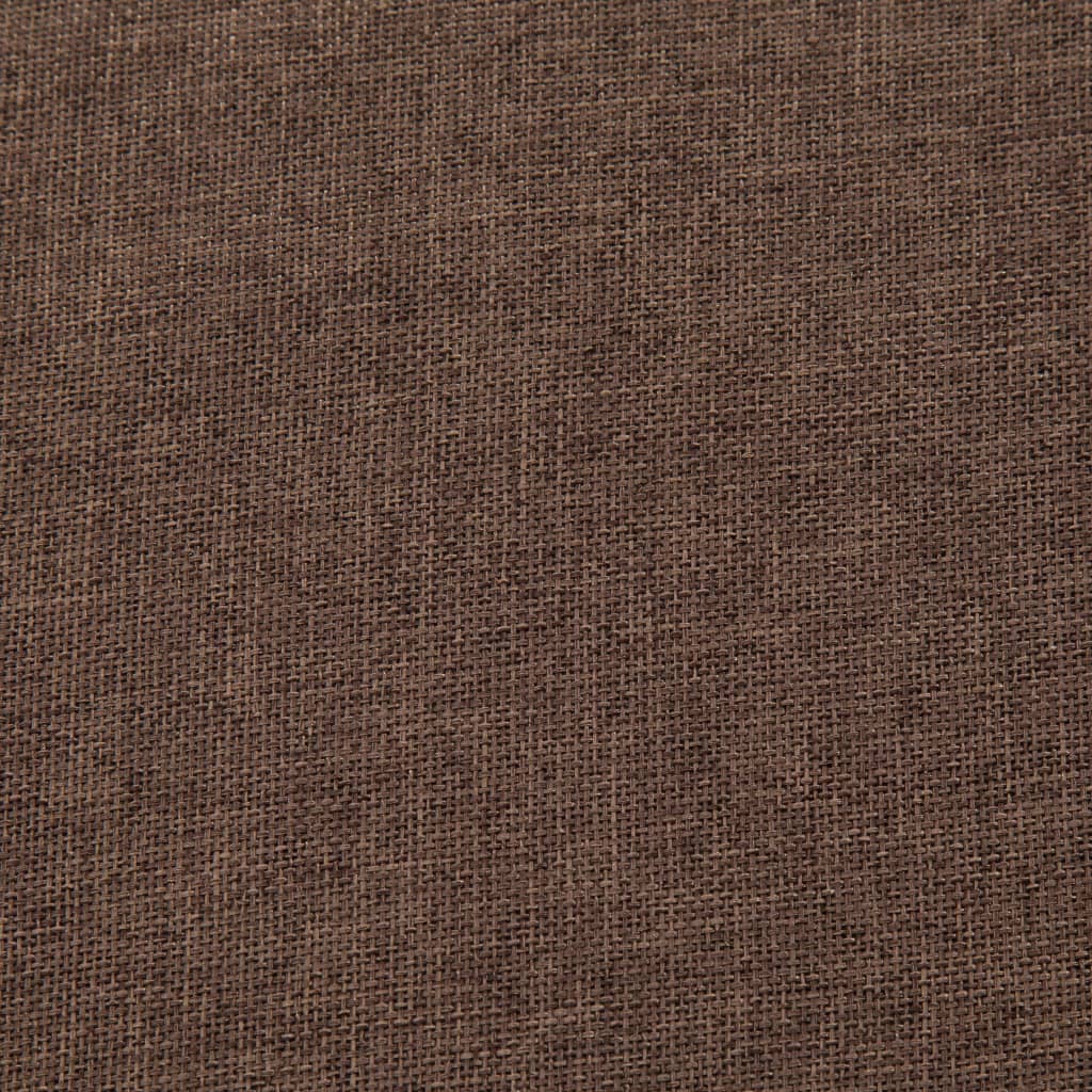 vidaXL Lavica s úložným priestorom 116 cm hnedá polyester