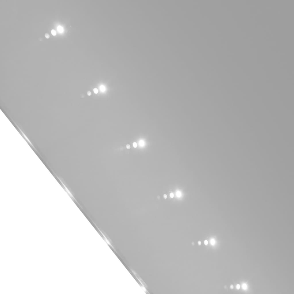 Kúpeľňové zrkadlo s LED svietidlami 50 x 60 cm (D x V)