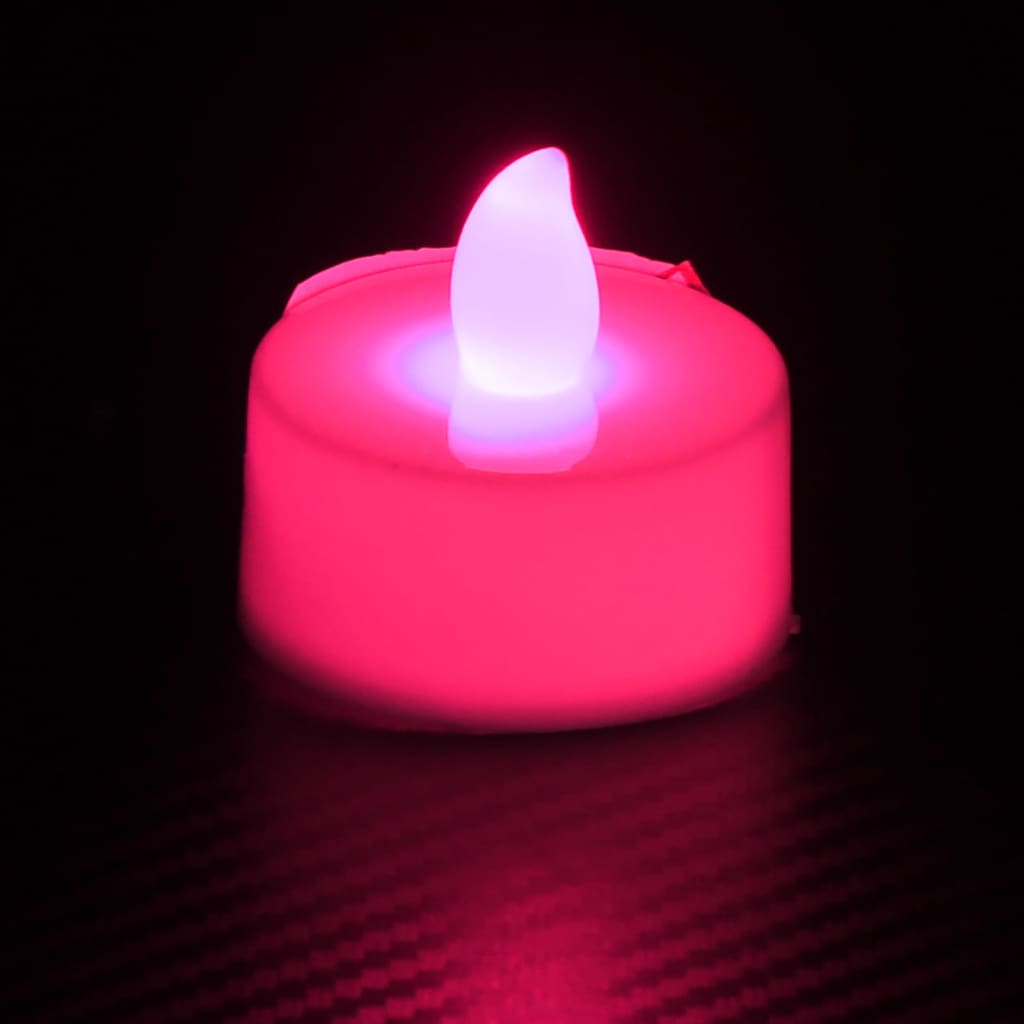 vidaXL Elektrické čajové sviečky bez plameňa LED 20 ks farebné