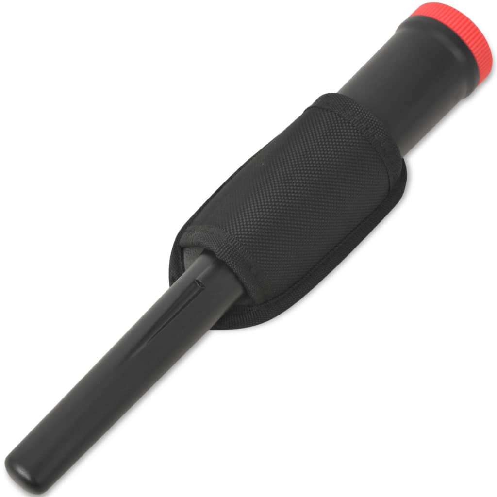 vidaXL Detektor kovov pinpointer, čierno-červený