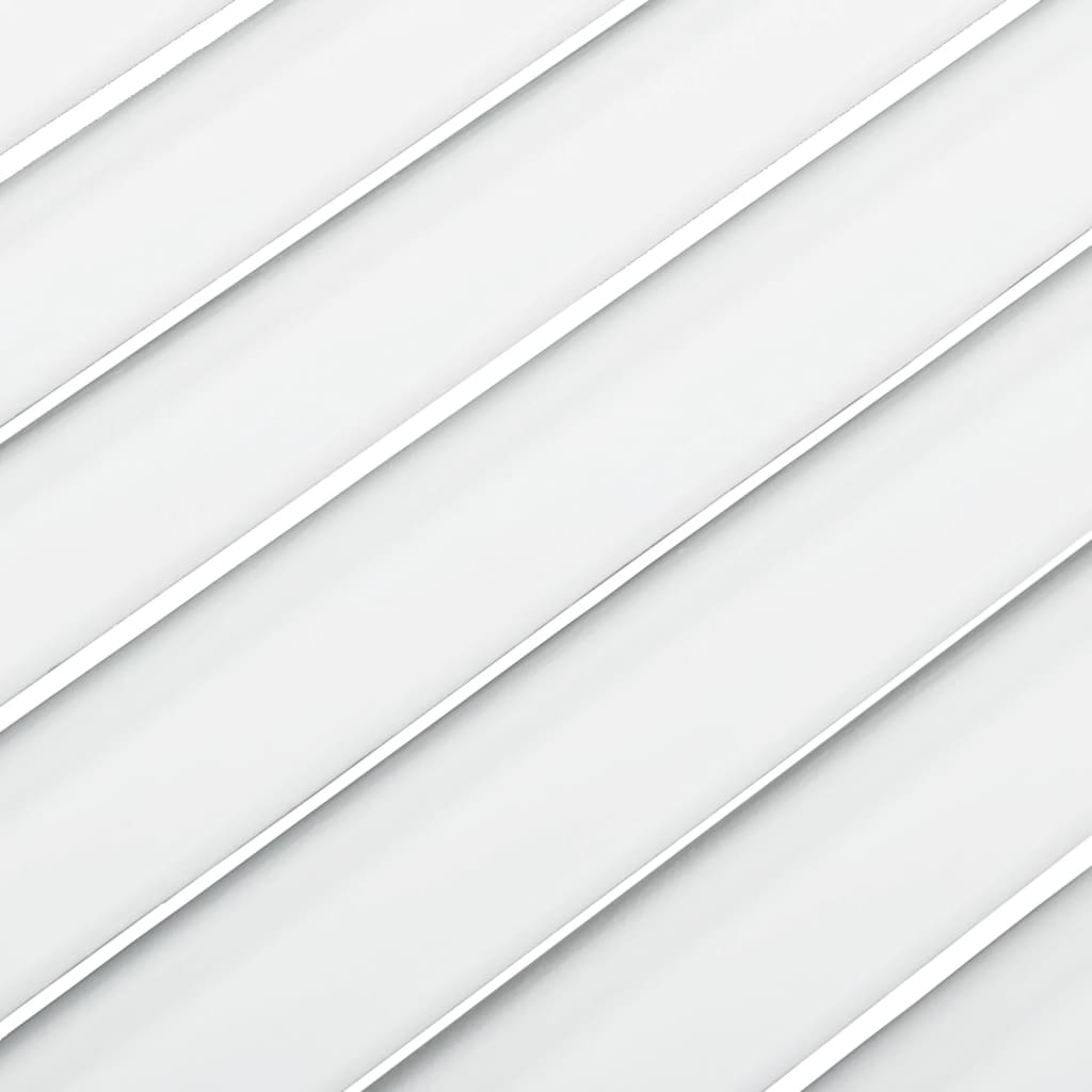 vidaXL Lamelové dvierka na skrinku 2 ks, biele 61,5x59,4 cm, borovica