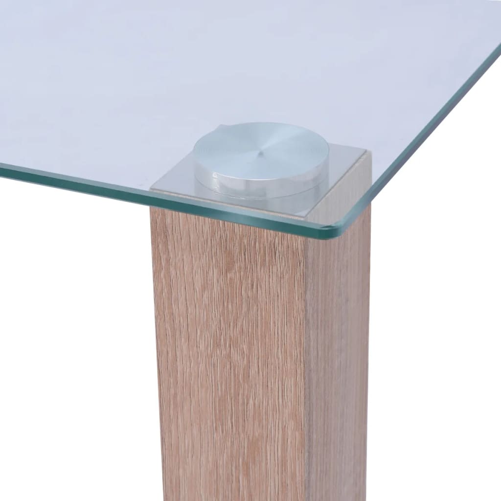 vidaXL sklenený jedálenský stôl 120x60x75 cm