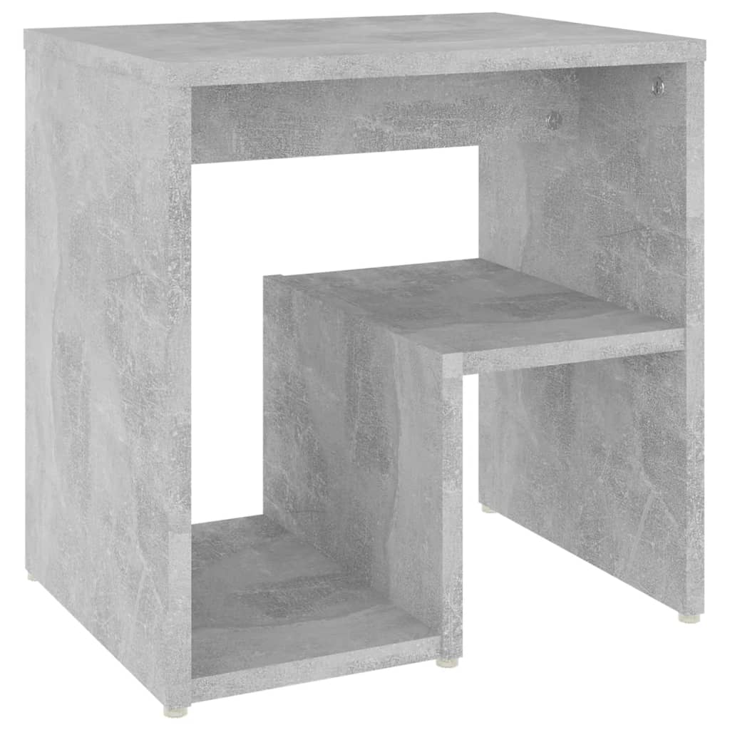 vidaXL Nočné stolíky 2 ks betónové sivé 40x30x40 cm drevotrieska