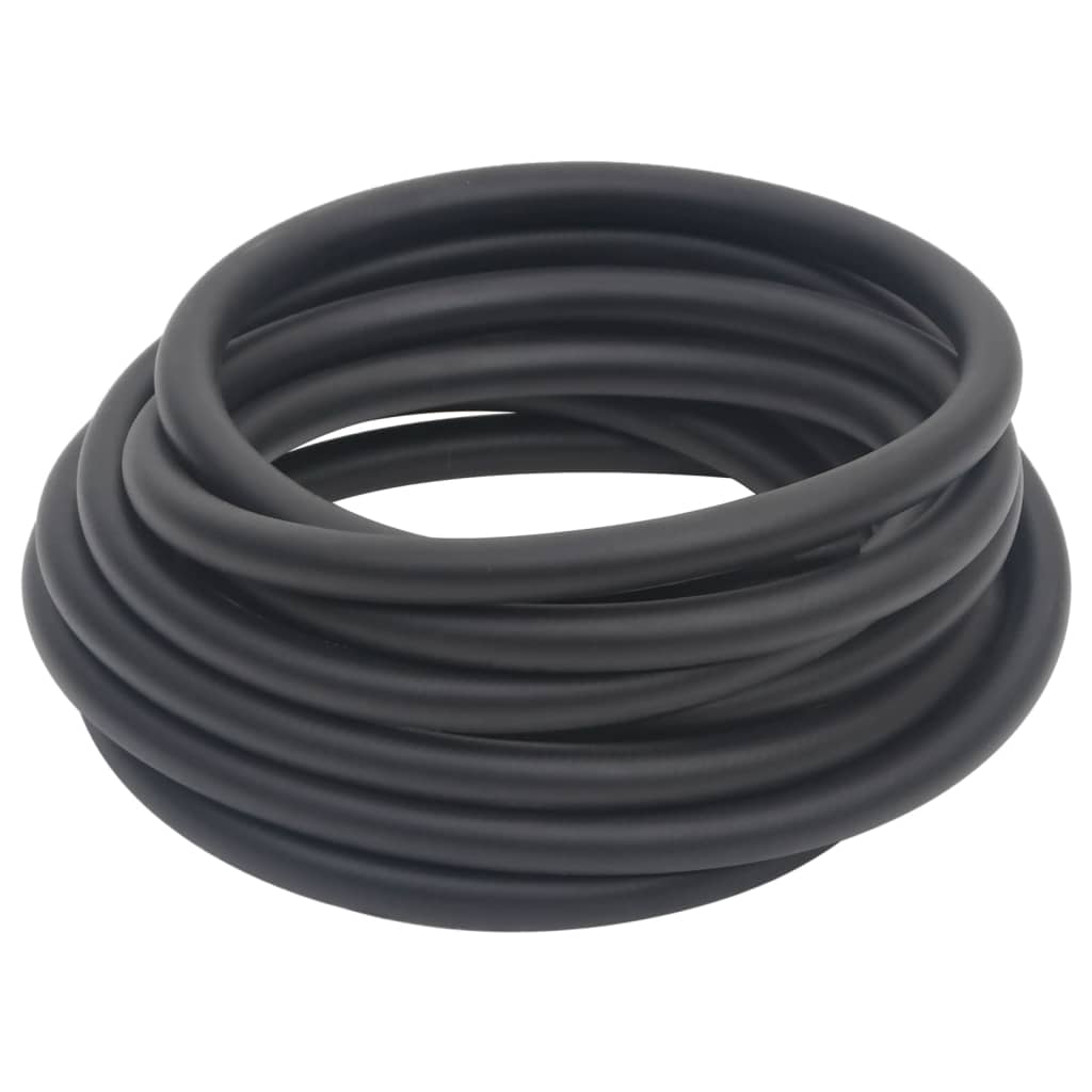 vidaXL Hybridná vzduchová hadica, čierna 0,6" 10 m, guma a PVC