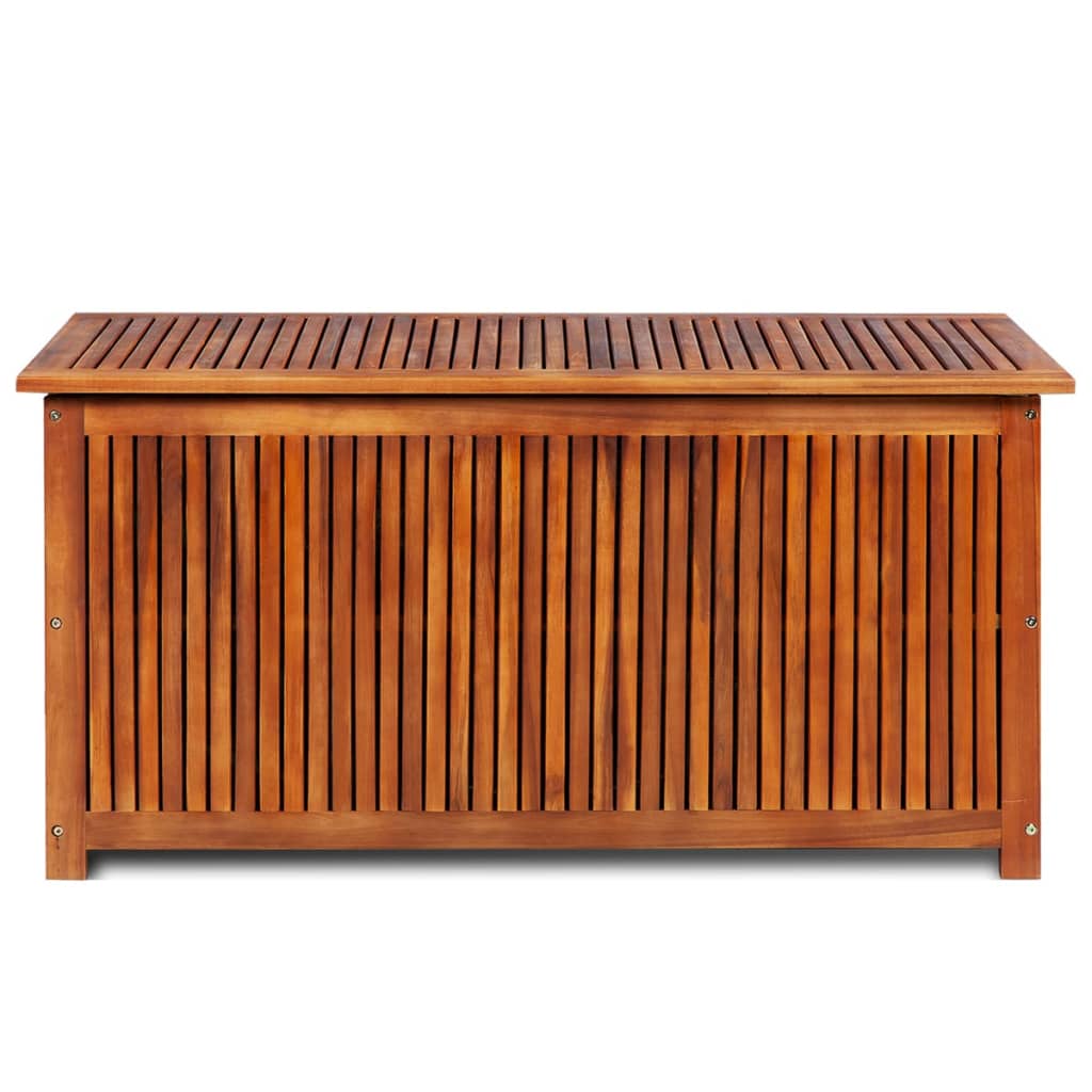vidaXL Záhradný úložný box 117x50x58 cm masívne akáciové drevo
