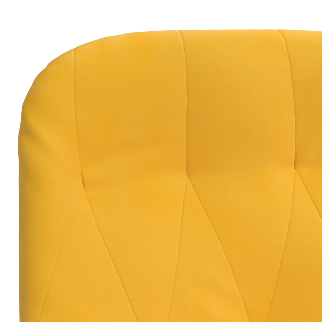 vidaXL Relaxačné kreslo horčicovo-žlté zamatové