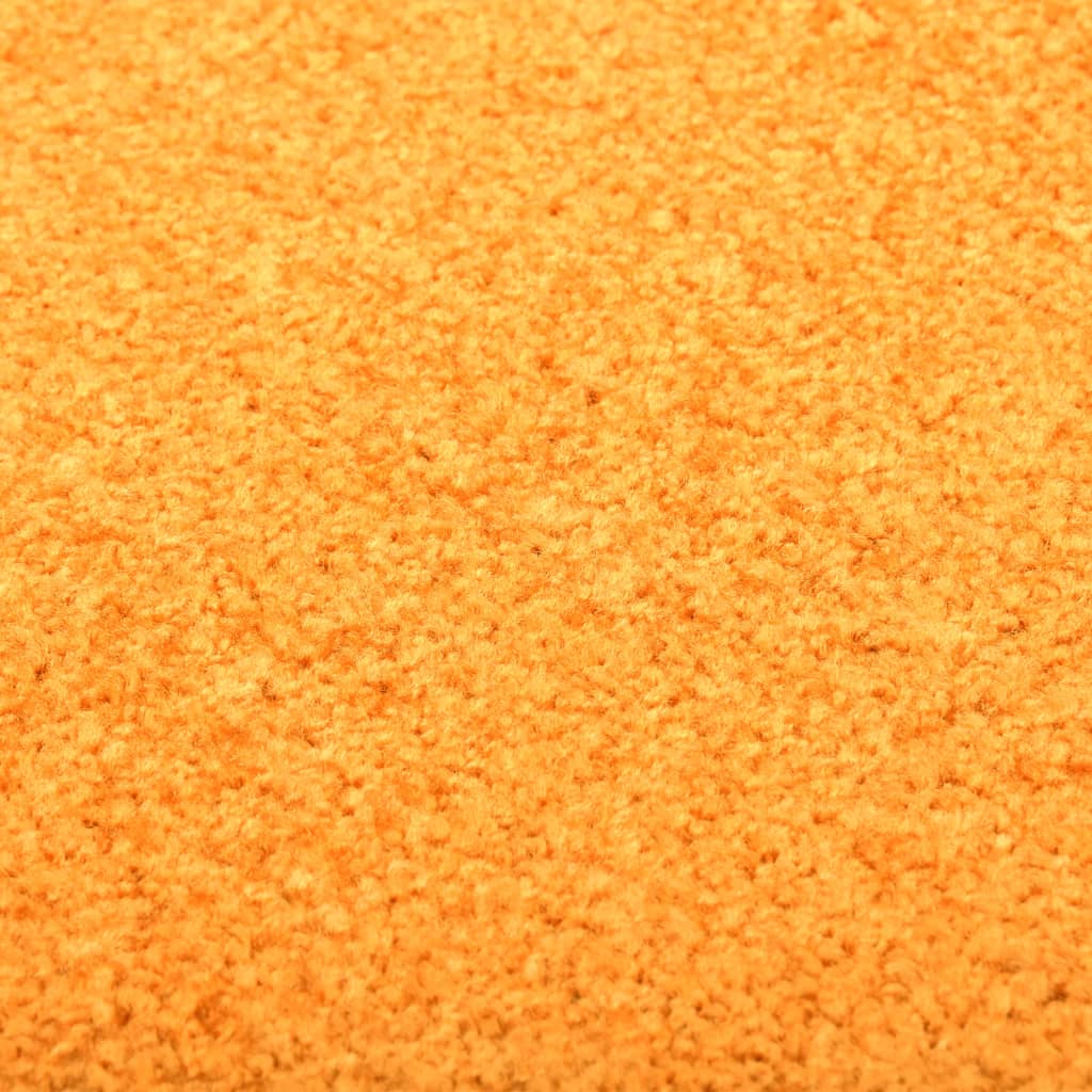 vidaXL Rohožka, prateľná, oranžová 90x120 cm