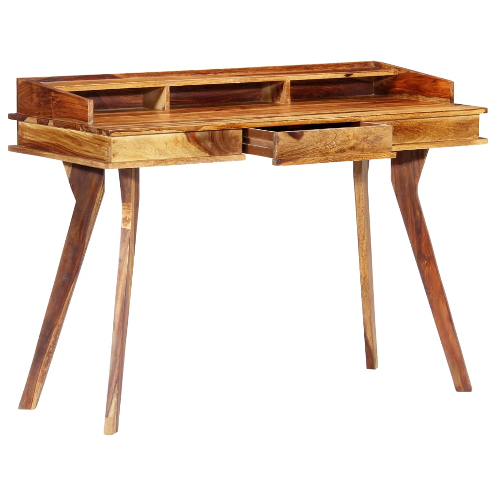 vidaXL Písací stôl 115x50x85 cm masívne sheeshamové drevo