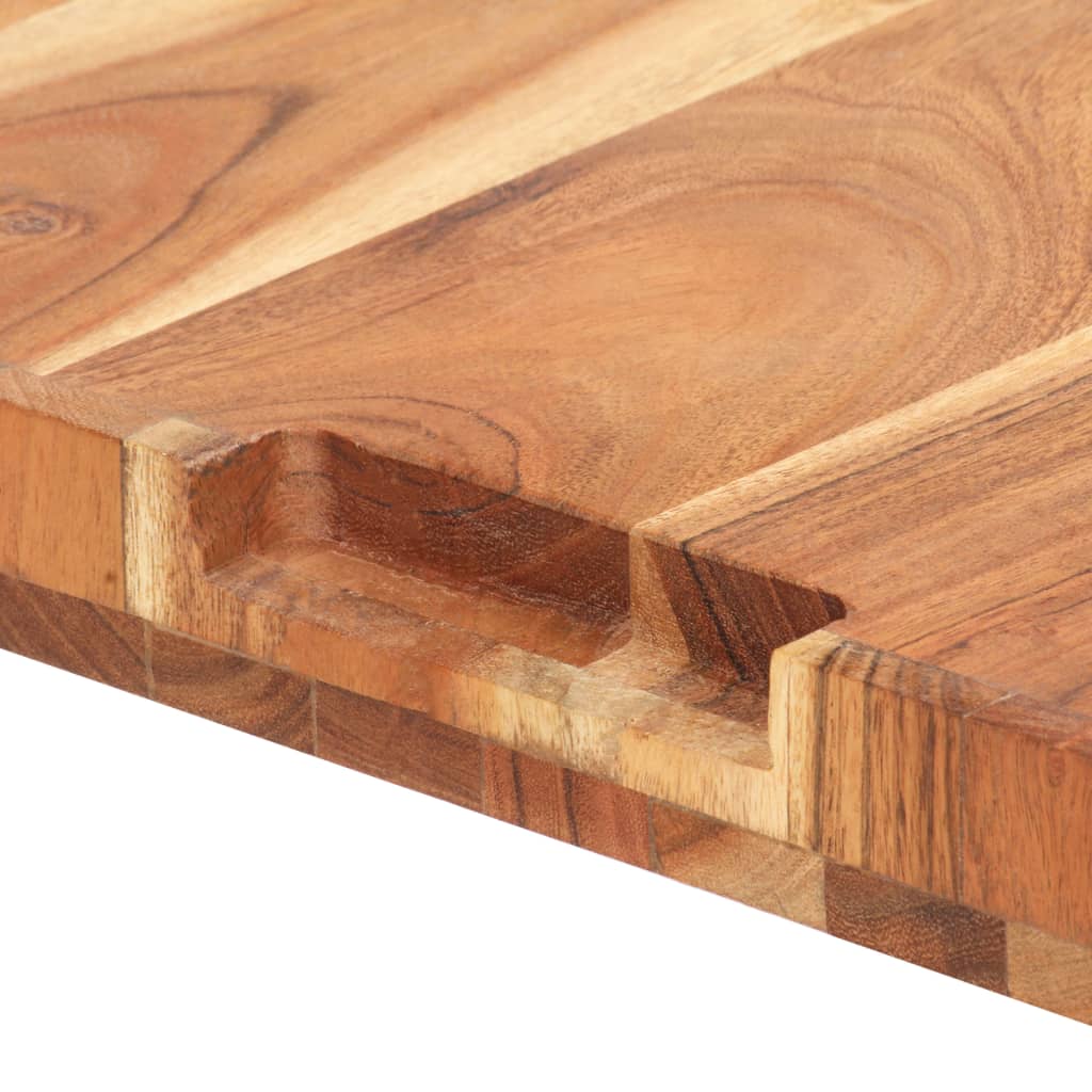 vidaXL Doska na krájanie 60x40x4 cm masívne akáciové drevo
