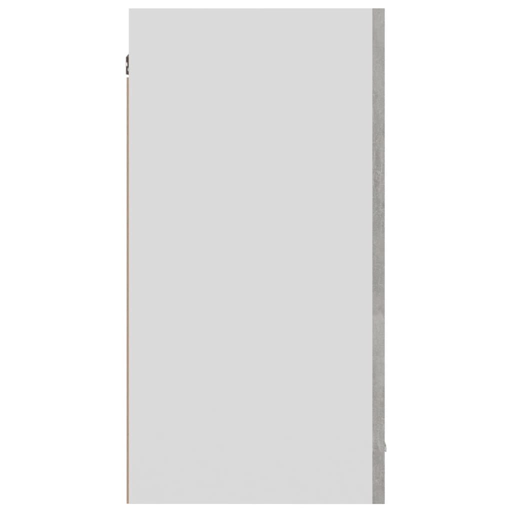 vidaXL Závesná skrinka, betónovo sivá 80x31x60 cm, kompozitné drevo