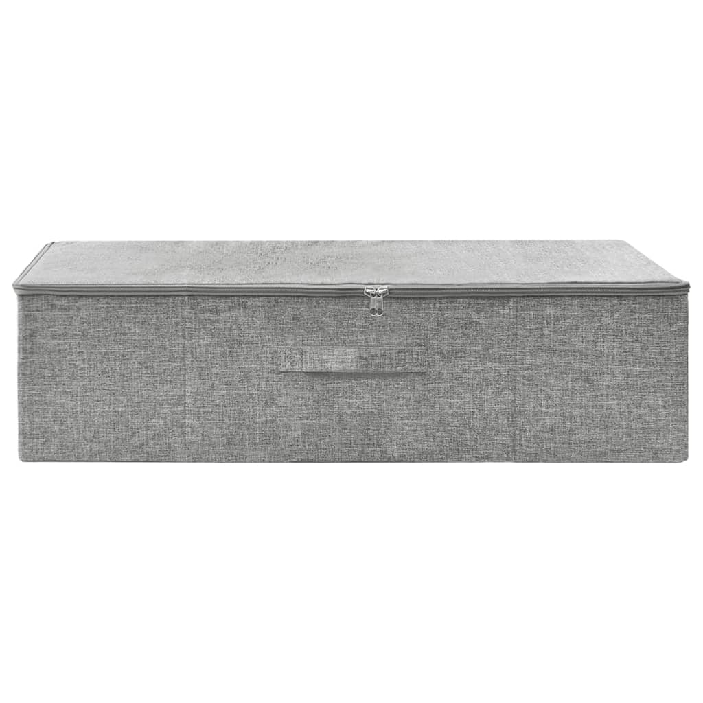 vidaXL Úložný box látkový 70x40x18 cm sivý