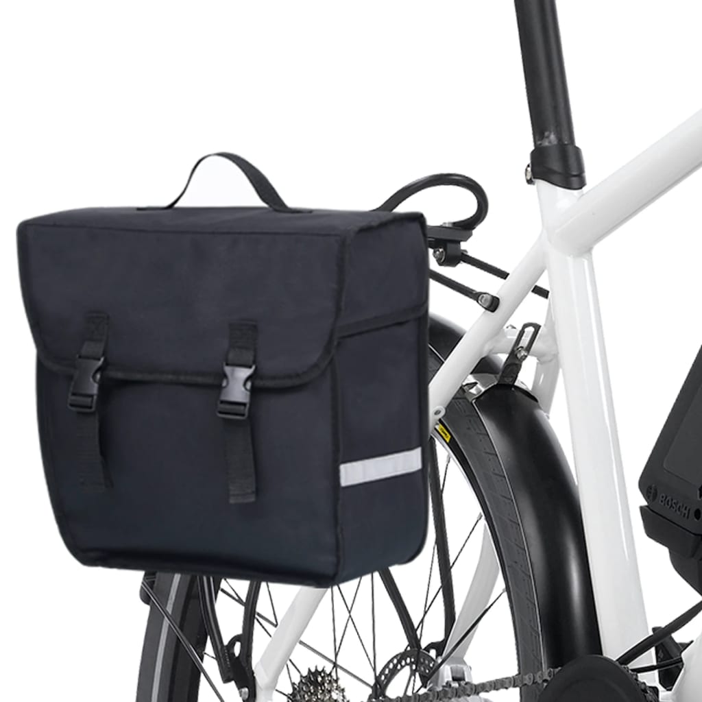 vidaXL Samostatná cyklistická taška na držiak vodotesná 21 l čierna