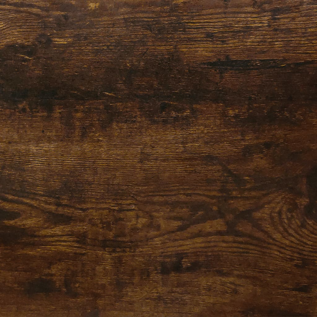vidaXL Zásuvková skrinka s kolieskami dymový dub spracované drevo