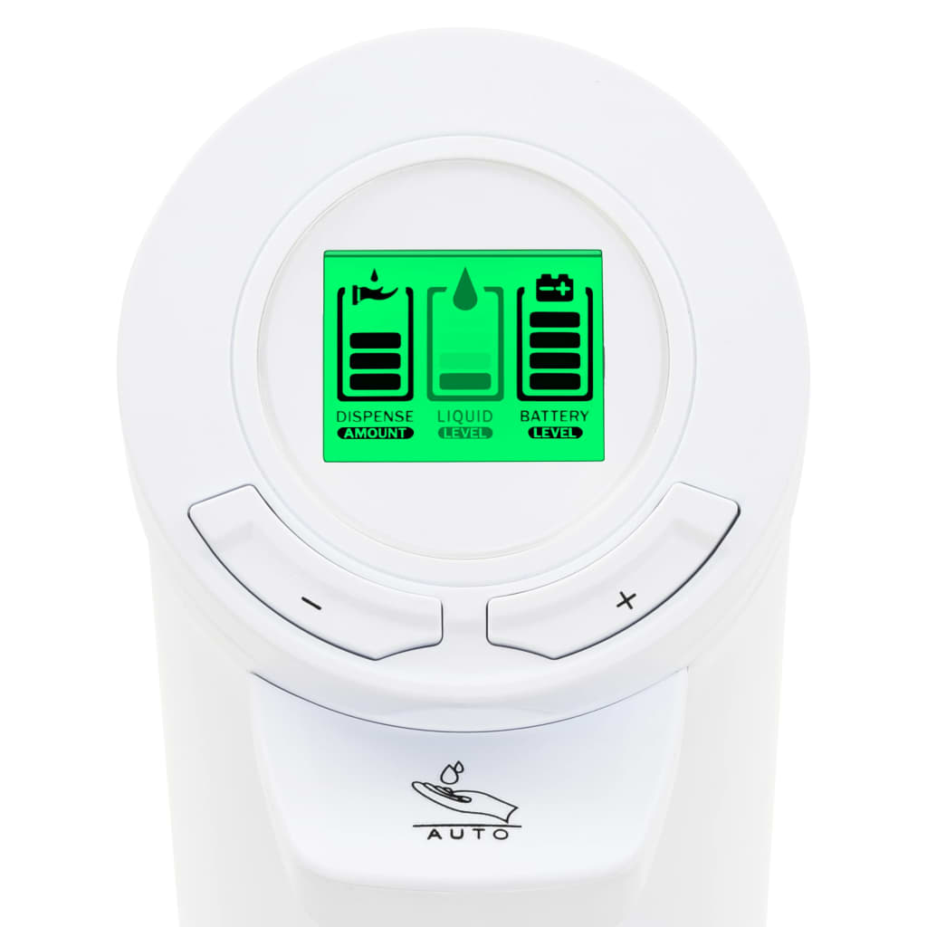 vidaXL Automatický dávkovač mydla, infračervený senzor LCD 250 ml
