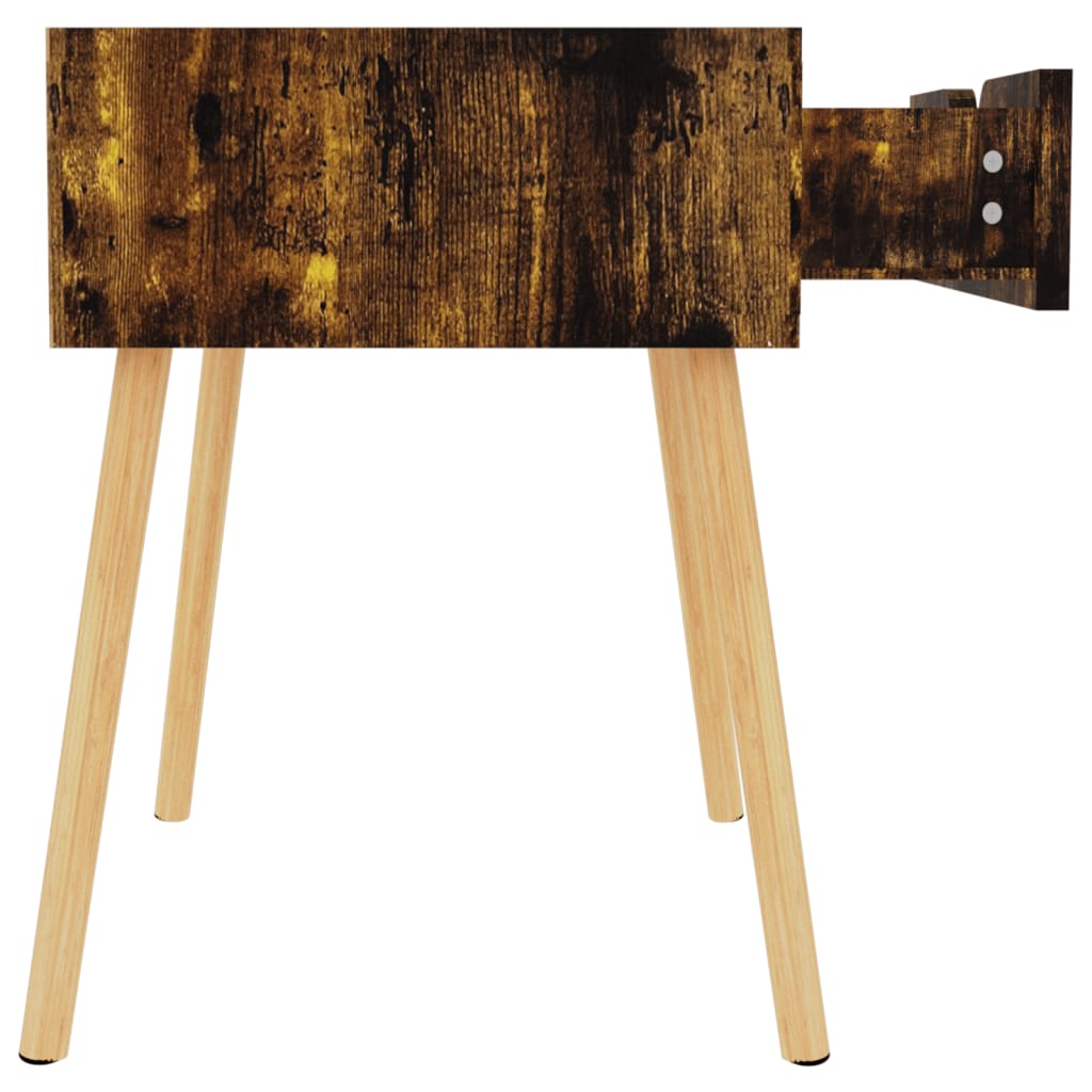 vidaXL Nočné stolíky 2 ks údený dub 40x40x56 cm drevotrieska
