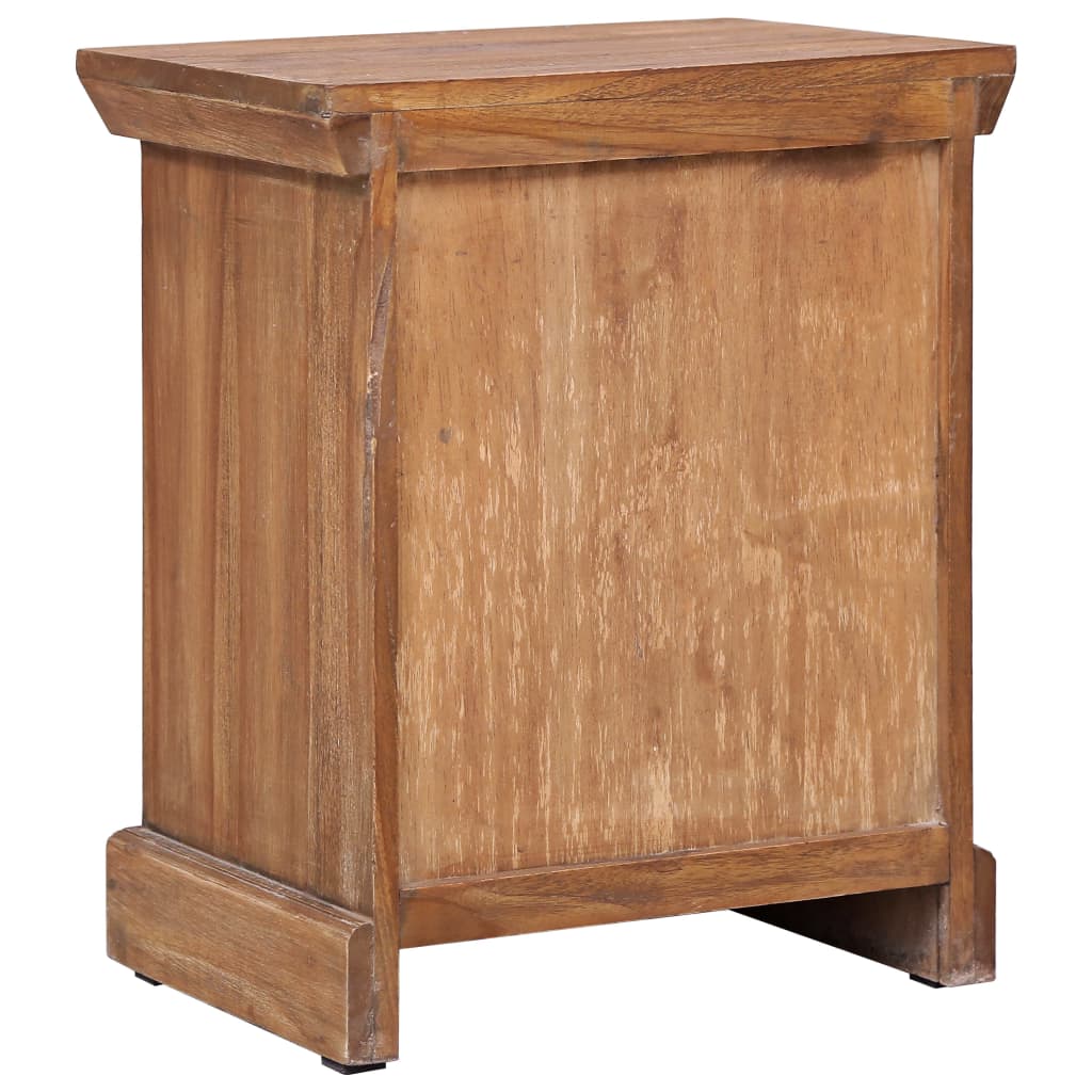 vidaXL Nočný stolík 40x30x50 cm masívne teakové drevo