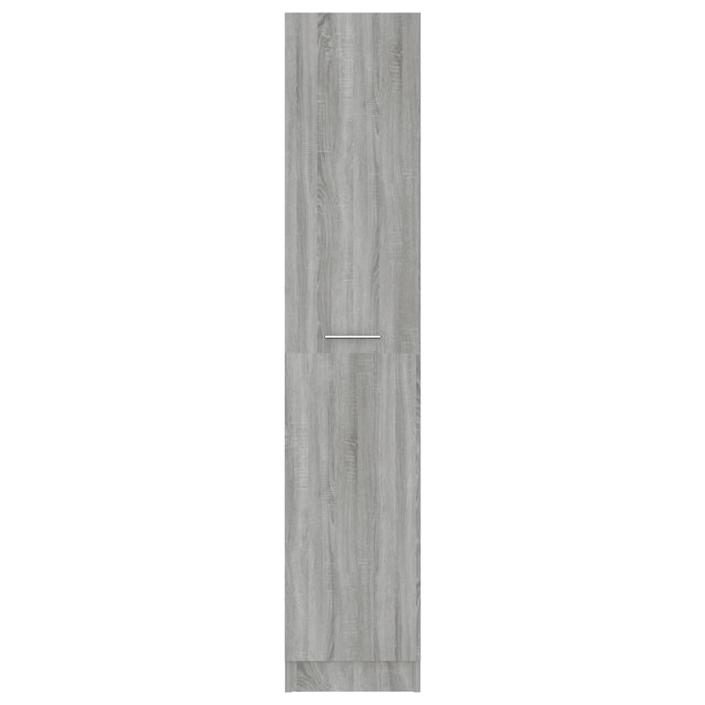 vidaXL Skrinka na lieky sivý dub sonoma 30x42,5x150cm spracované drevo