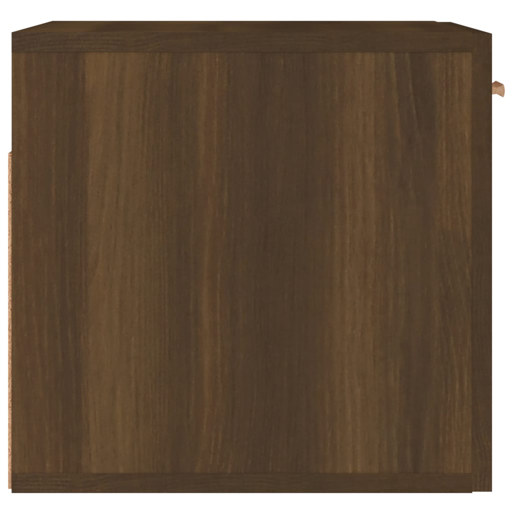 vidaXL Nástenná skrinka hnedý dub 80x35x36,5 cm spracované drevo