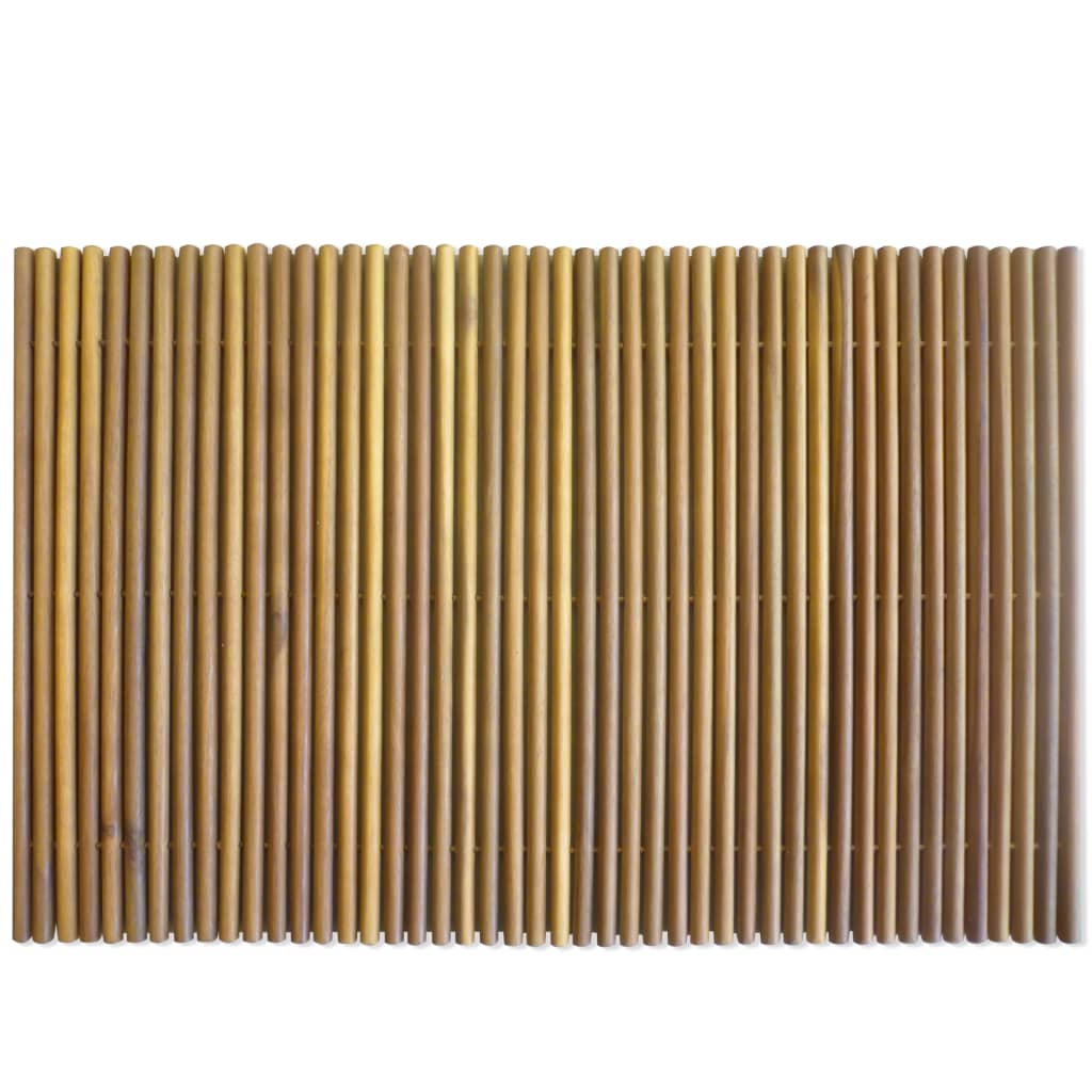 vidaXL Kúpeľňová predložka, akáciové drevo, 80x50 cm