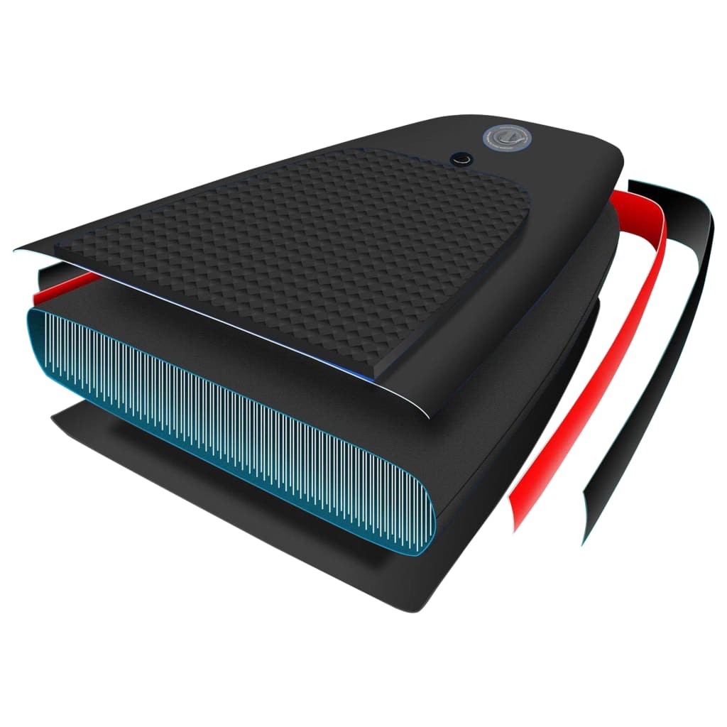 vidaXL Nafukovací Stand Up Paddleboard 320x76x15 cm čierny