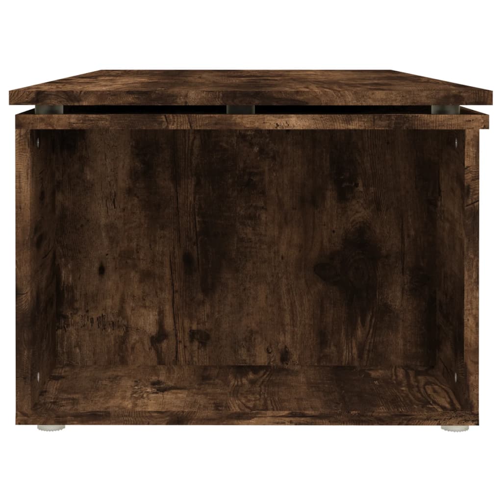 vidaXL Konferenčný stolík dymový dub 150x50x35 cm spracované drevo