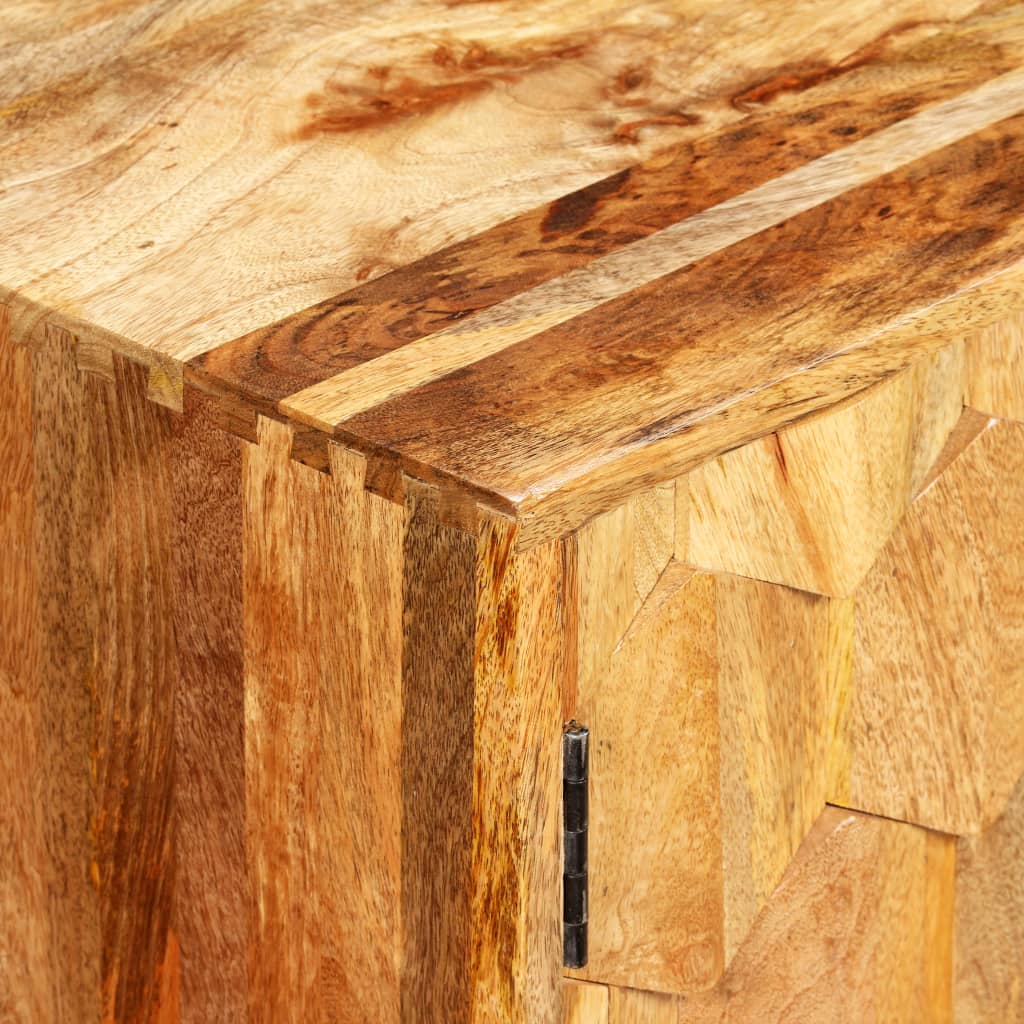 VidaXL TV stolík, masívne mangovníkové drevo, 118x35x40 cm