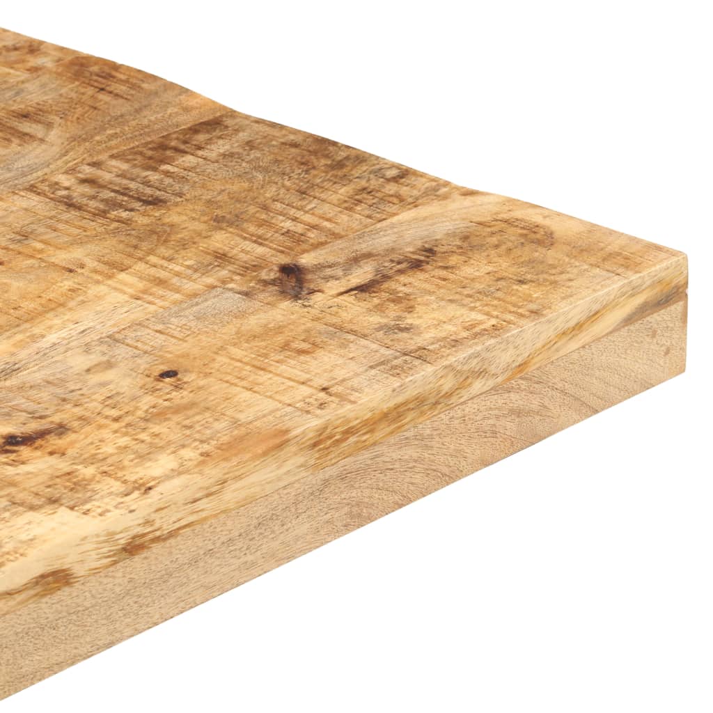 vidaXL Barový stôl štvorcový 50x50x110 cm surové mangovníkové drevo