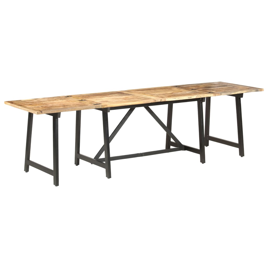 vidaXL Rozťahovací jedálenský stôl 280x80x75 cm mangovníkový masív