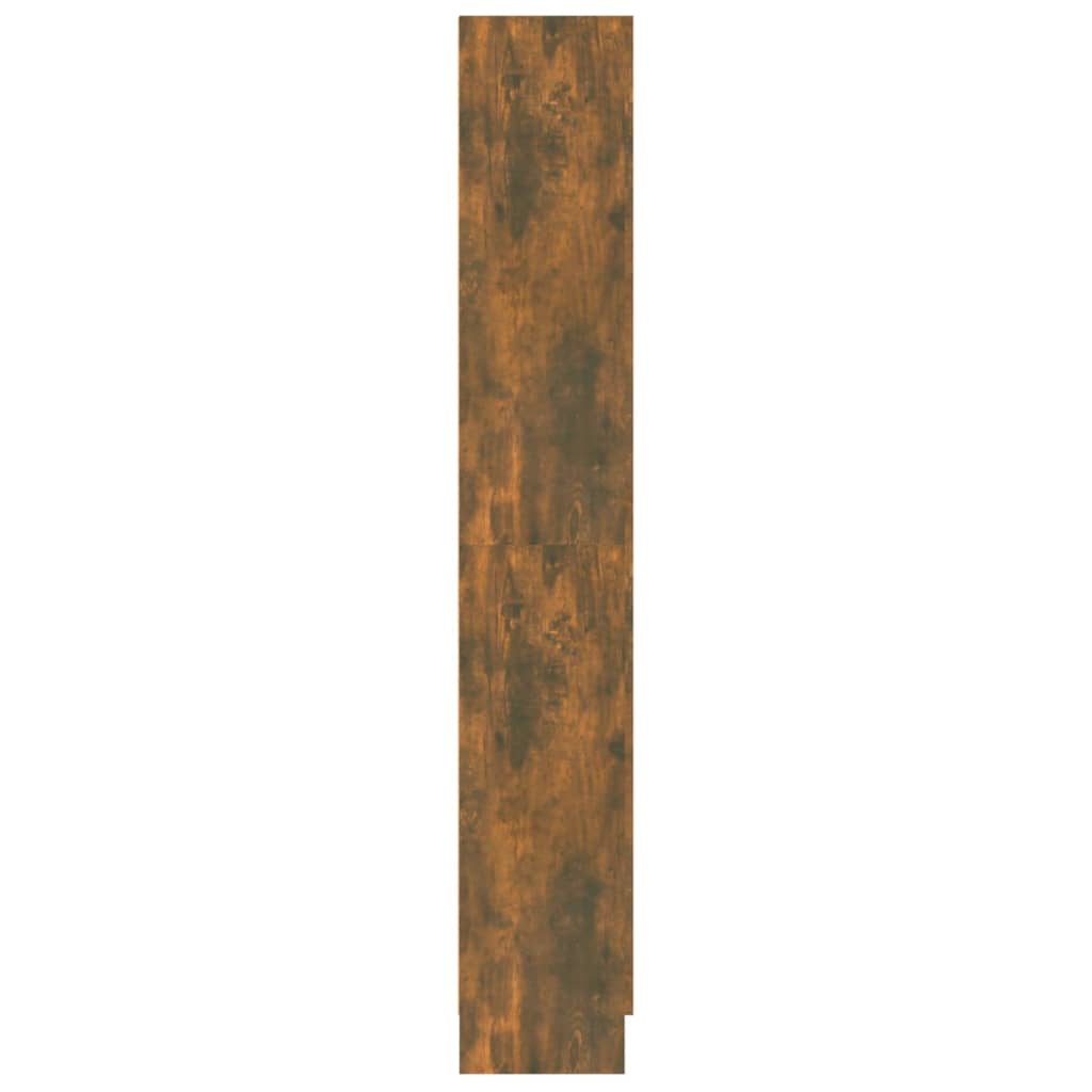 vidaXL Knižnica dymový dub 82,5x30,5x185,5 cm spracované drevo