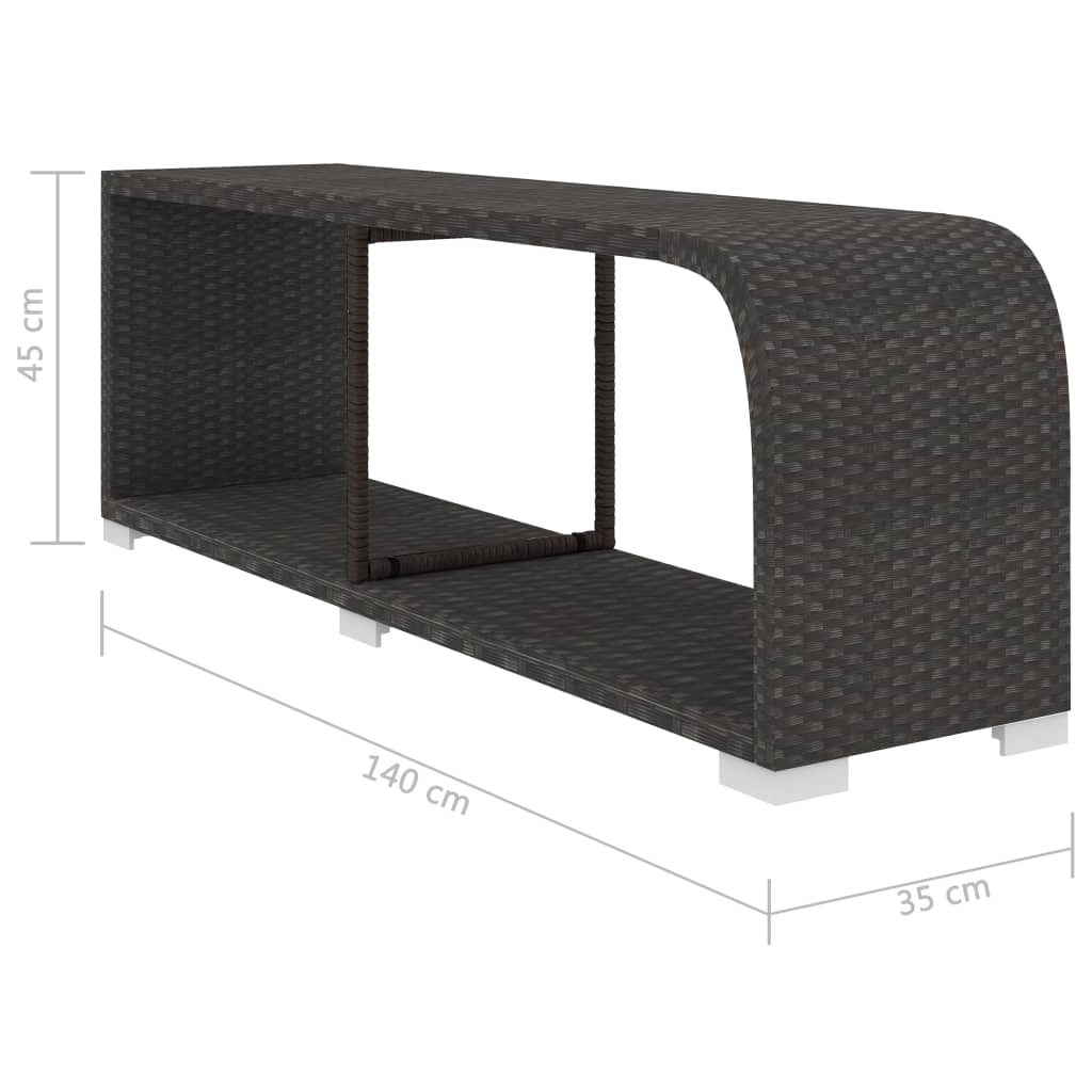 vidaXL 8-dielna záhradná sedacia súprava s vankúšmi čierna polyratanová