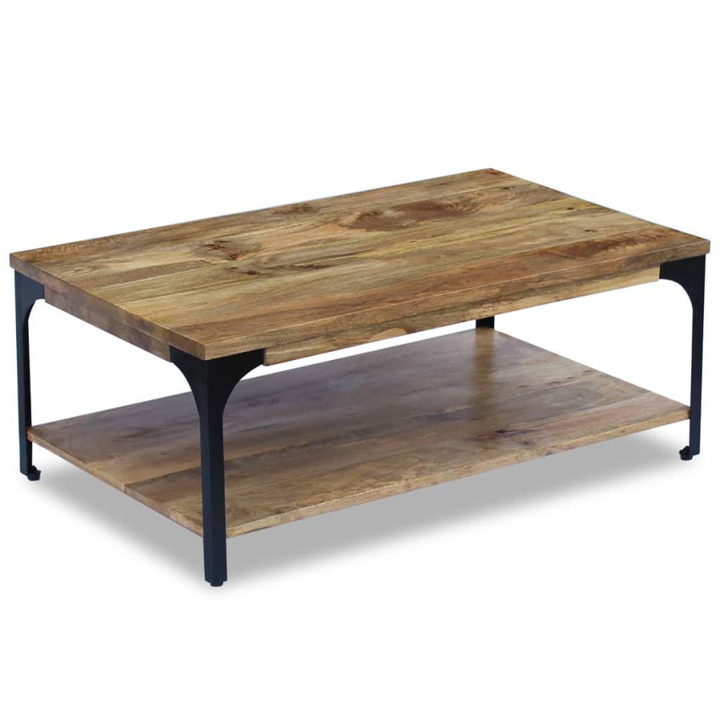 vidaXL Konferenčný stolík z mangového dreva, 100x60x38 cm