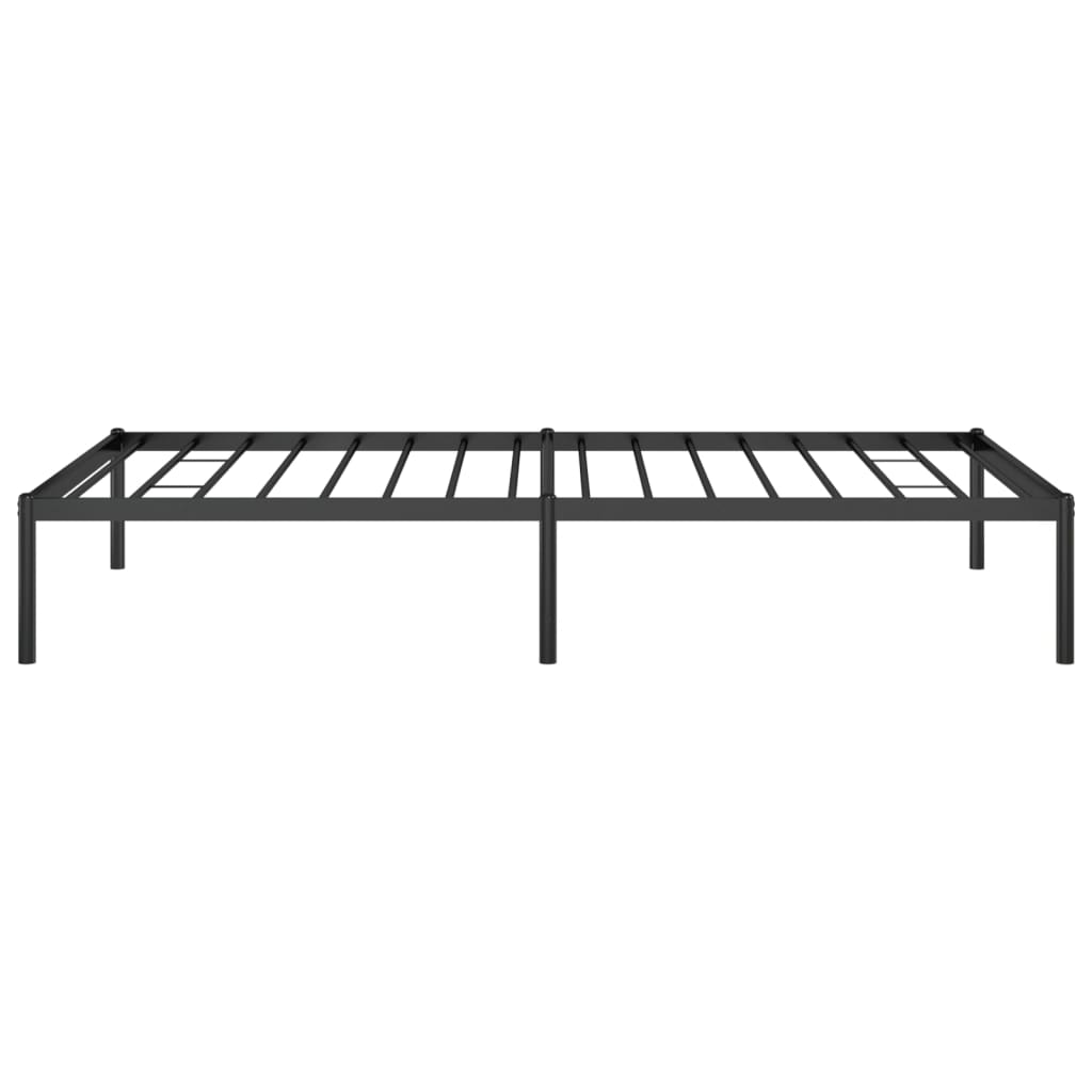 vidaXL Kovový rám postele čierny 100x190 cm