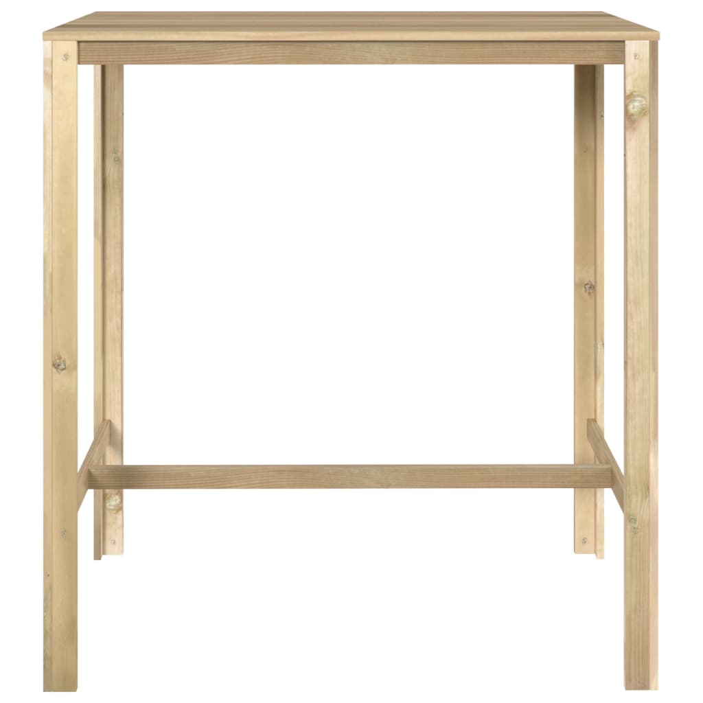 vidaXL Barový stôl 110x60x110 cm impregnovaná borovica