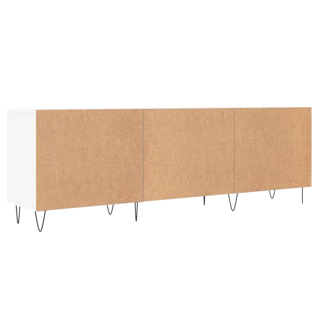 vidaXL TV skrinka biela 150x30x50 cm kompozitné drevo