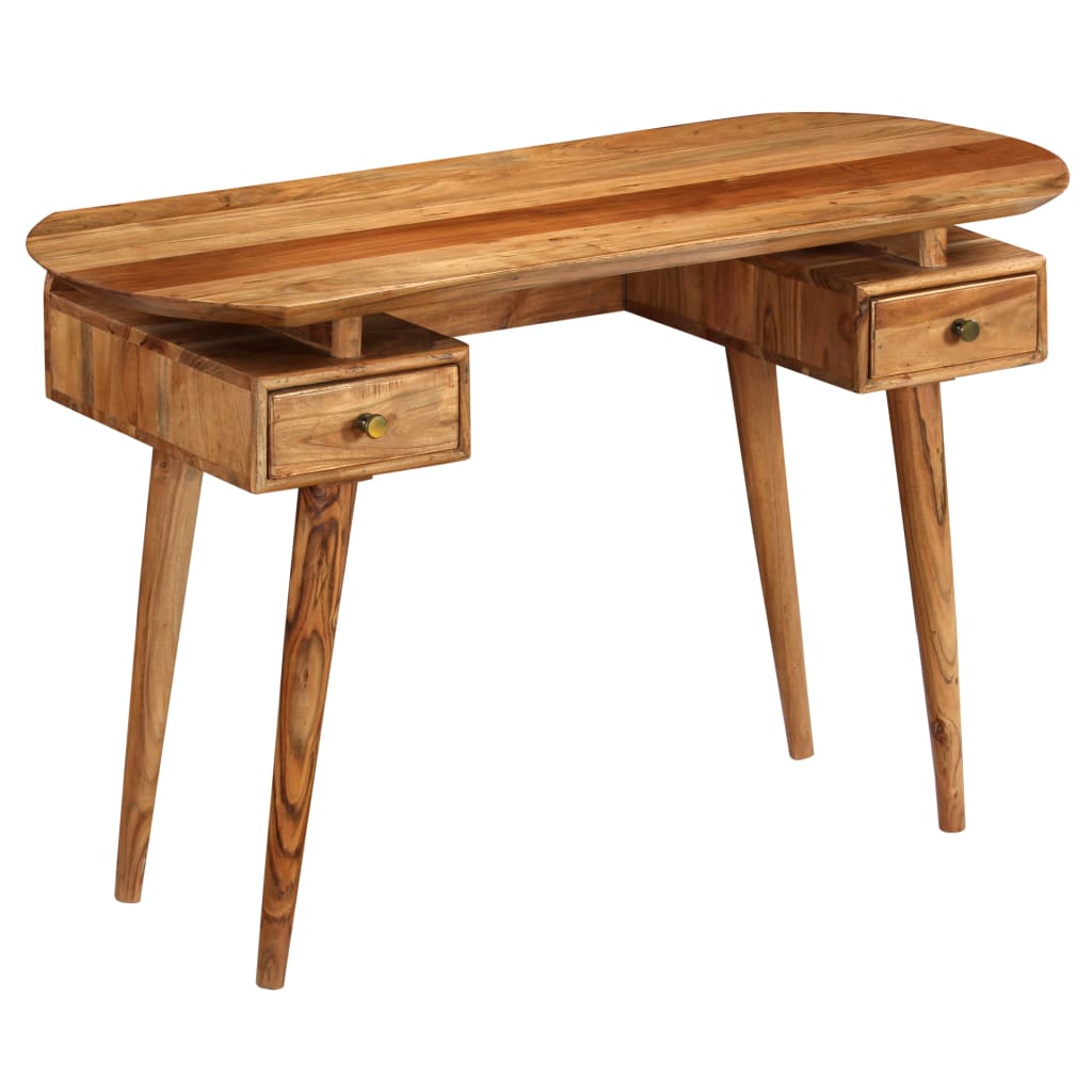vidaXL Písací stôl, masívne akáciové drevo, 120x50x77 cm