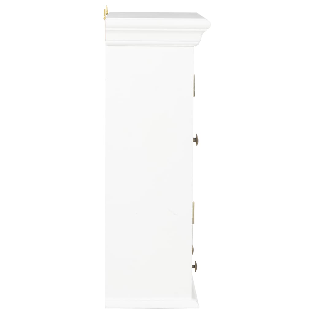 vidaXL Nástenná skrinka, biela 49x22x59 cm, kompozitné drevo