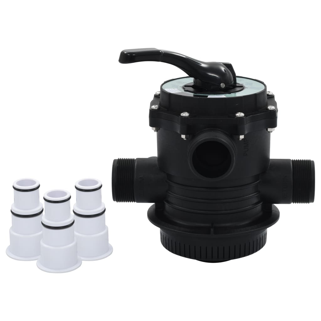 vidaXL Viacsmerový ventil pre pieskový filter ABS 1,5" 6-cestný