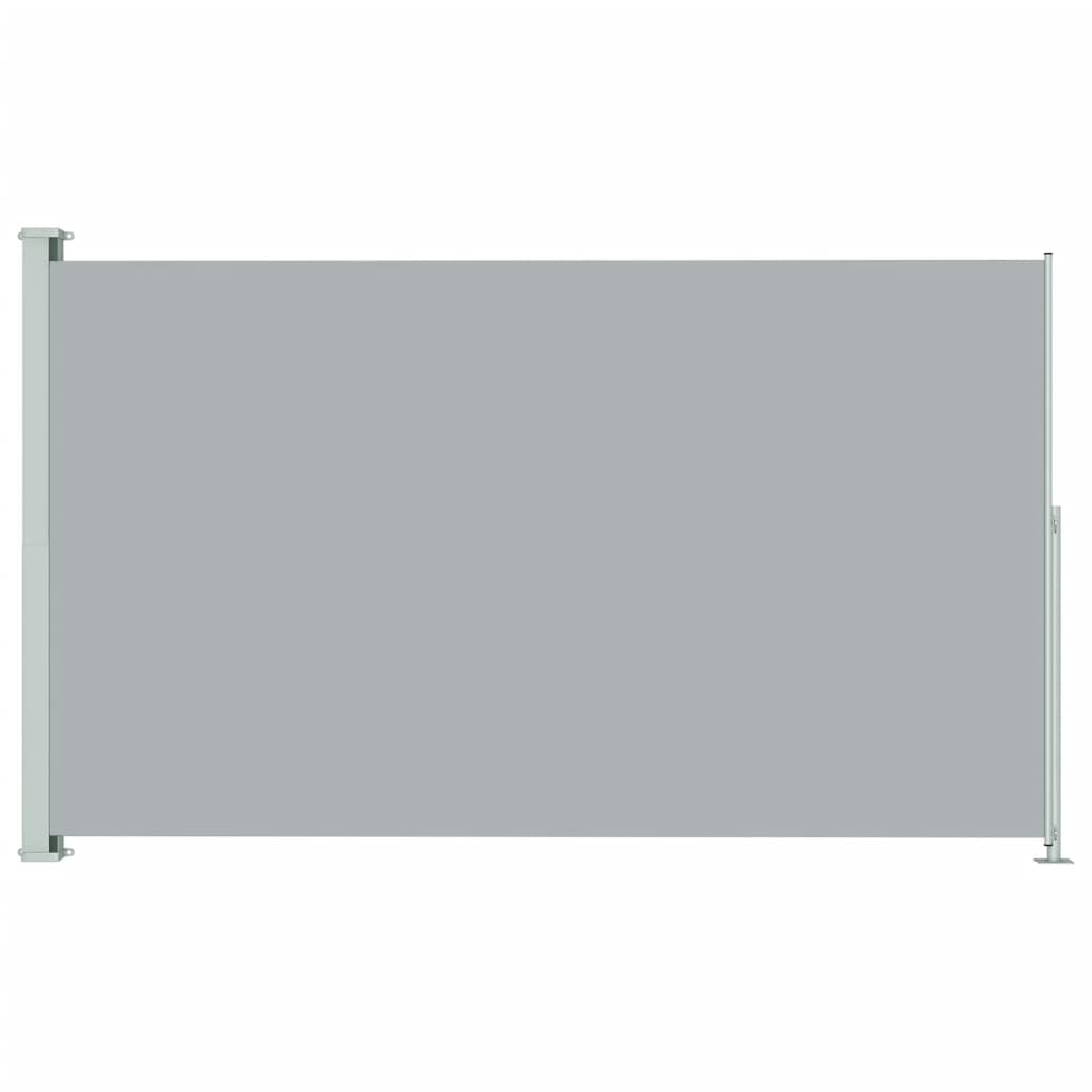 vidaXL Zaťahovacia bočná markíza na terasu 180x300 cm, sivá